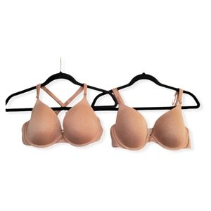 2/1 Victoria's Secret Lined Tshirt Bra Bundle